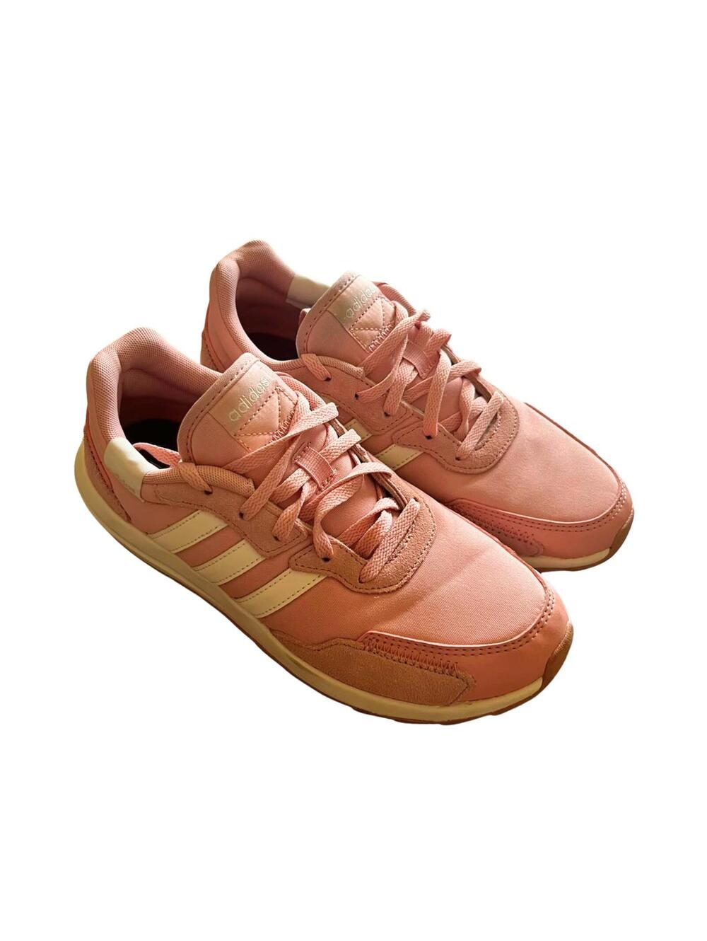 Adidas Racer TR23 Womens 6.5 Pink White Running Sneakers Athletic Shoes